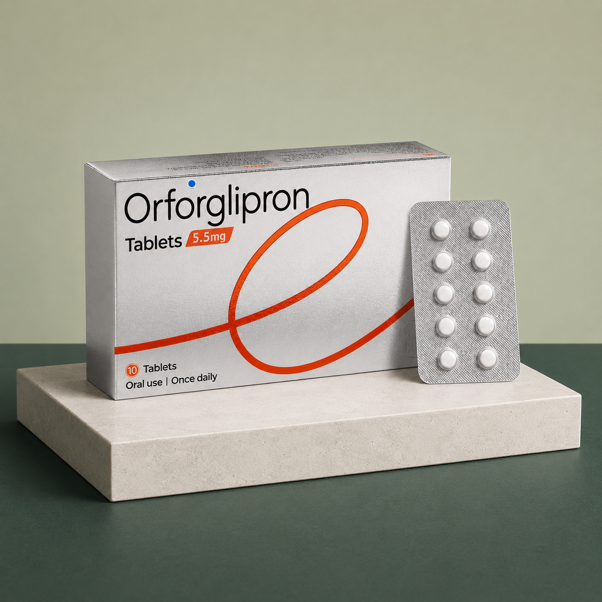 Orforglipron 5.5 mg Oral Tablets | 10 Tablets